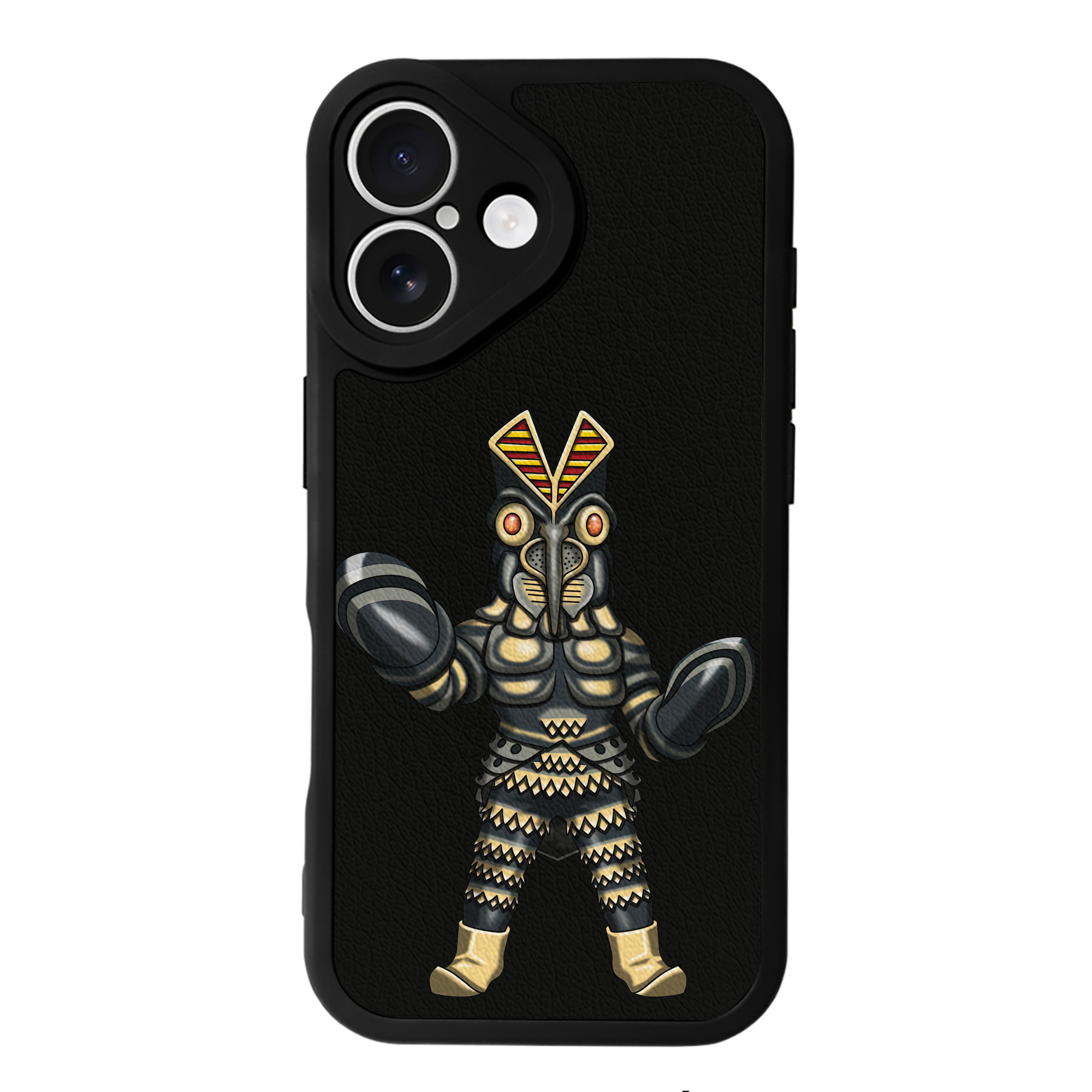 （画像用） ウルトラマン Ultraman 【iPhone 16シリーズ対応】シリコンスマホケース（レザー調） 材質：シリコン